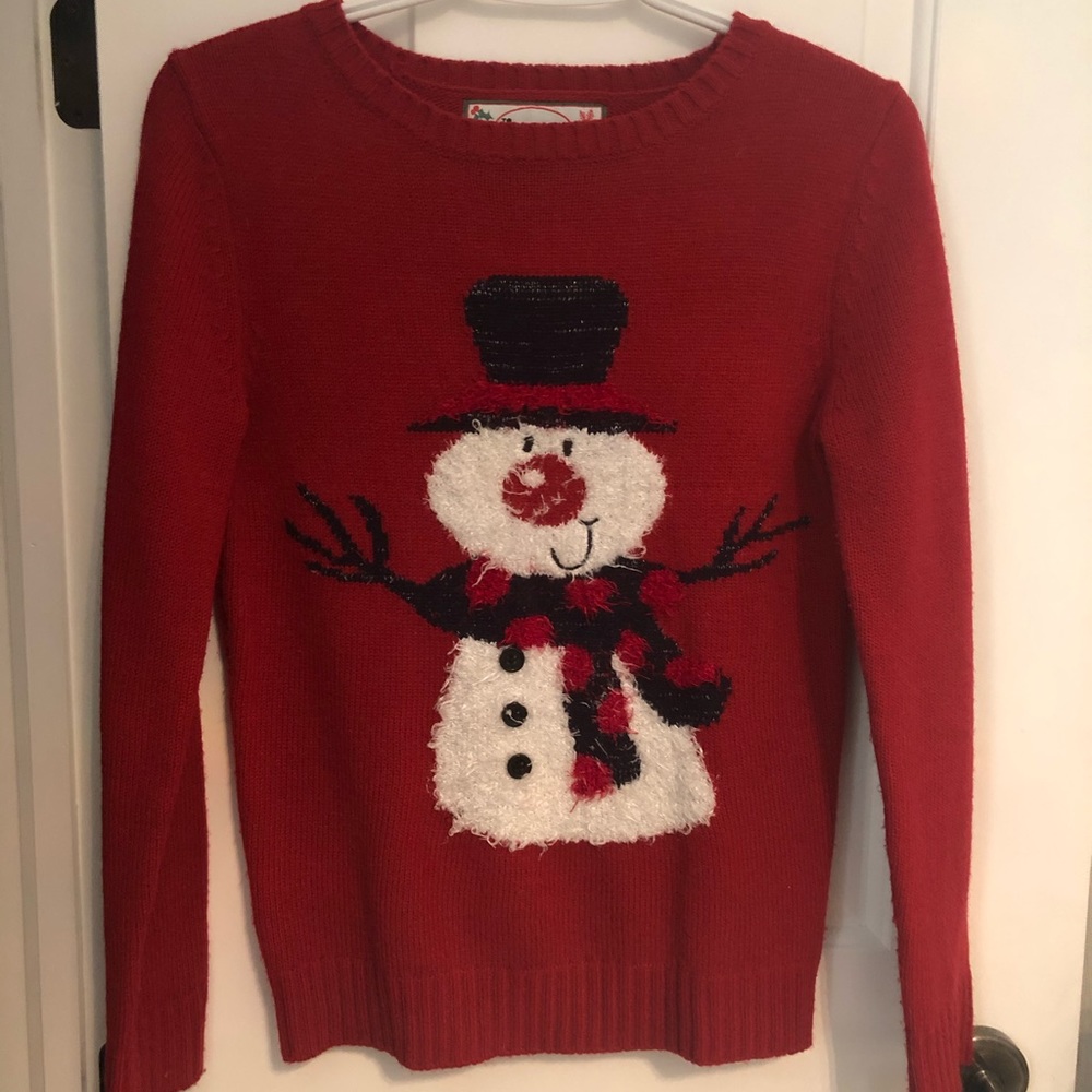 Not so ugly snowman Christmas sweater - medium